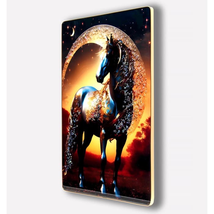 Картина акрил «Лунный конь», 60×39.5 см