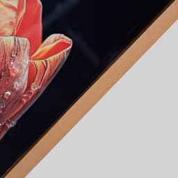 Картина акрил «Тюльпан с каплями росы», 60×39.5 см