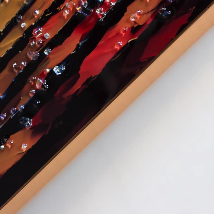 Картина акрил «Осень в деревне», 39.5×60 см