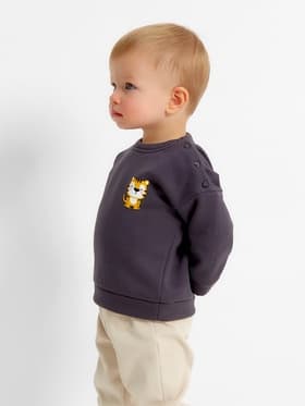 Свитшот детский MINAKU, рост 86-92 см, графит