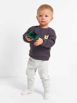 Свитшот детский MINAKU, рост 86-92 см, графит