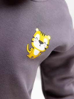 Свитшот детский MINAKU, рост 86-92 см, графит