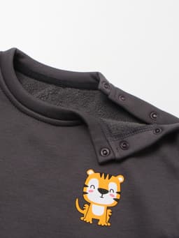 Свитшот детский MINAKU, рост 86-92 см, графит