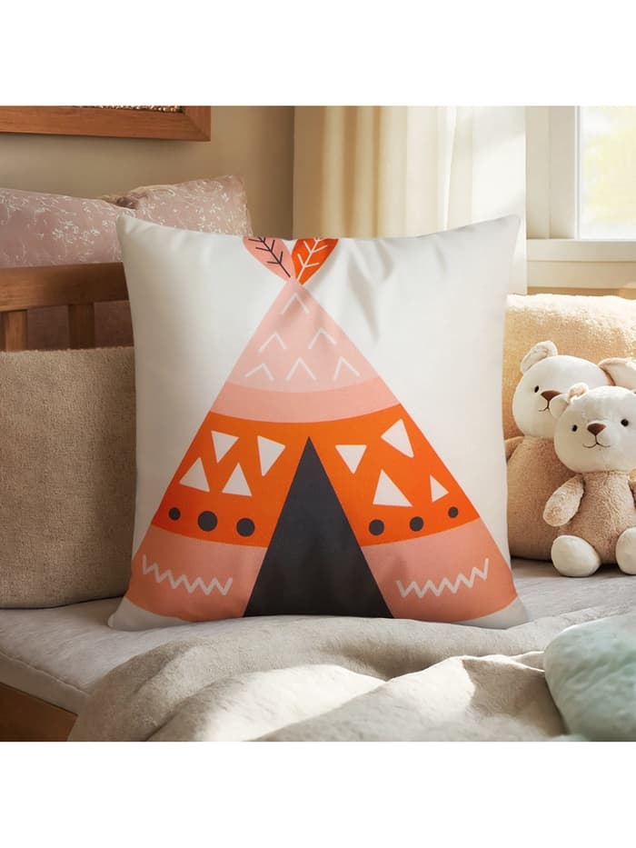 Подушка декоративная детская «Этель. Вигвам», 30×30 см, велюр