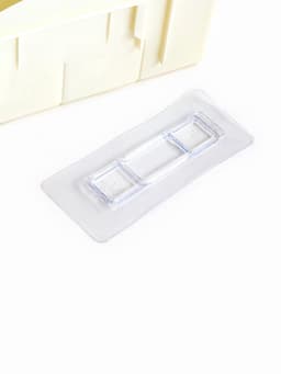 Подставка для зонтов, пластик, 23.5×7.5×11 см, 6.5×23.5×4 см, белая