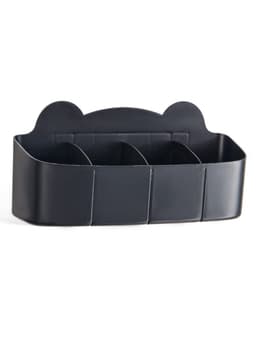 Подставка для зонтов, пластик, 23.5×7.5×11 см, чёрная