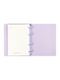 Записная книжка А5+ 120 листов, ESCALADA, мягкая обложка, искусственная кожа, блок 70 г/м², сиреневый