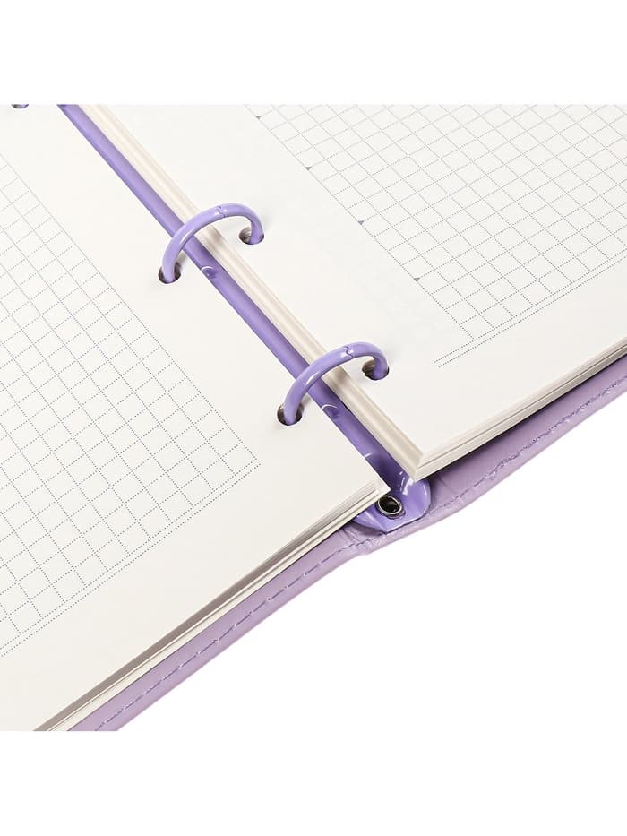 Записная книжка А5+ 120 листов, ESCALADA, мягкая обложка, искусственная кожа, блок 70 г/м², сиреневый