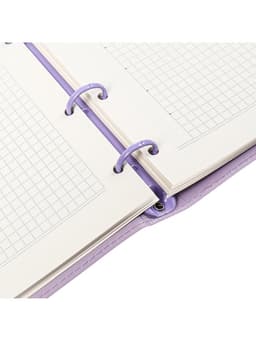 Записная книжка А5+ 120 листов, ESCALADA, мягкая обложка, искусственная кожа, блок 70 г/м², сиреневый