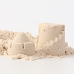 Кинетический песок, 2 формочки, 300 г, белый