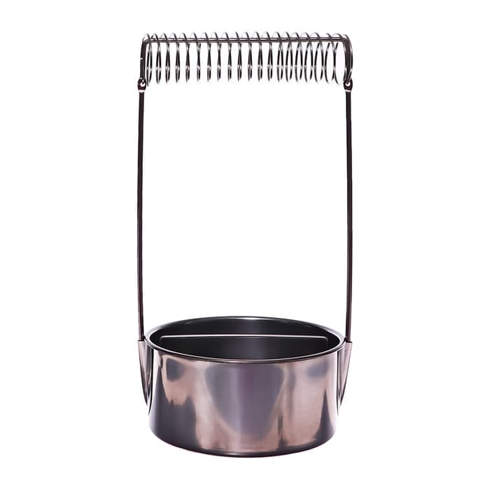 Кистемойка для художественных кистей, металлическая, с держателем, высота 4.9 см