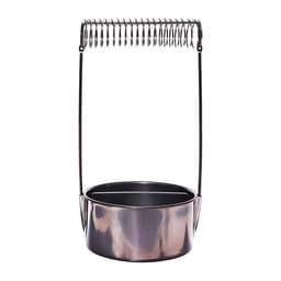 Кистемойка для художественных кистей, металлическая, с держателем, высота 4.9 см