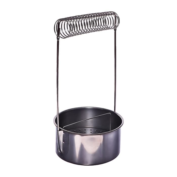 Кистемойка для художественных кистей, металлическая, с держателем, высота 4.9 см