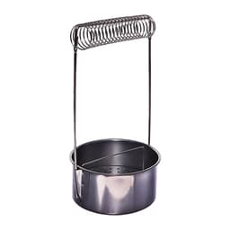 Кистемойка для художественных кистей, металлическая, с держателем, высота 4.9 см