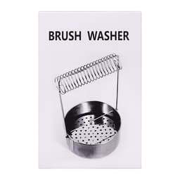 Кистемойка для художественных кистей, металлическая, с держателем, высота 4.9 см