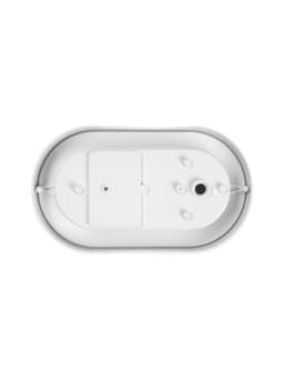 Светильник НБП, 220 В, IP54, пластик, решётка, овал, белый