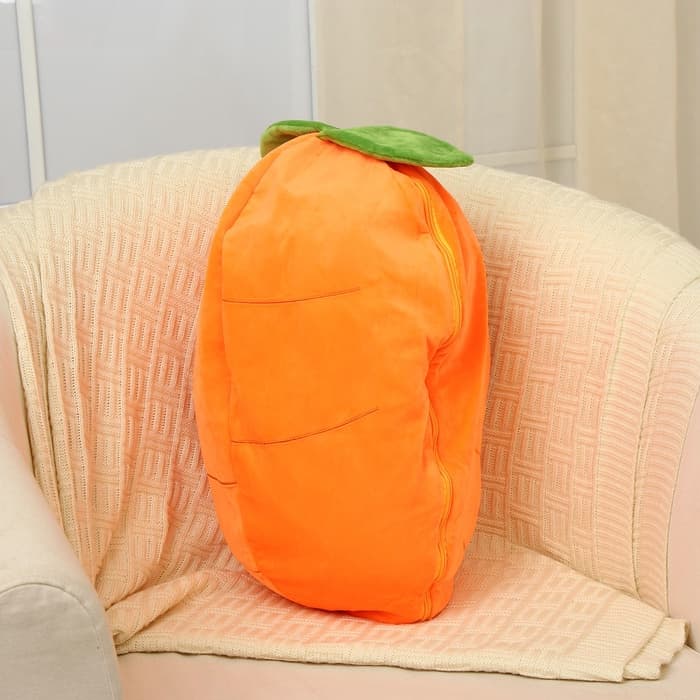 Мягкая игрушка без наполнителя «Зайка-морковка», 60 см