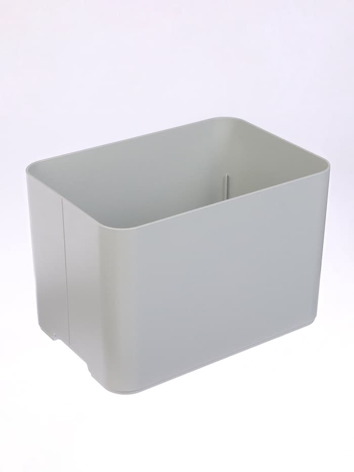 Подставка для зонтов, пластик, 6 круглых, 4 квадратных отделений, 18×18×26.5 см, серая