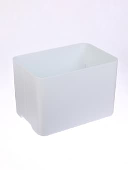 Подставка для зонтов, пластик, 6 круглых, 4 квадратных отделений, 18×18×26.5 см, белая