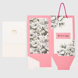 Коробка для цветов с вкладышем, «От всего сердца», с ручками, 20×20×35 см