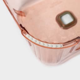 Табурет-подставка «Кристалл», пластик, 31×26×22.3 см, персиковый