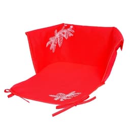 Сиденье для санок - матрас, универсальное, с кнопками, цвет красный