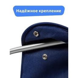 Сиденье для санок - матрас, универсальное, с кнопками, цвет синий