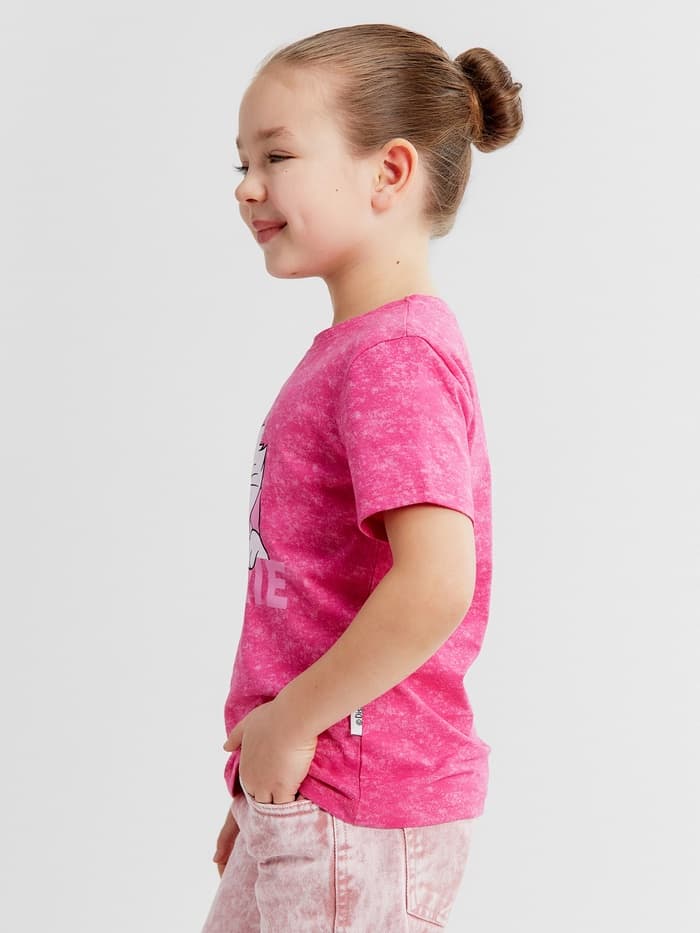 Футболка для девочки KAFTAN «Мари», розовая, размер 32 (110-116 см)