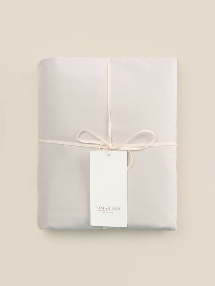 Пододеяльник евро SL Home Percale 300ТС, 200×220 см, перкаль, молочный