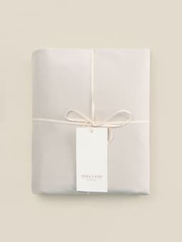 Пододеяльник евро SL Home Percale 300ТС, 200×220 см, перкаль, молочный