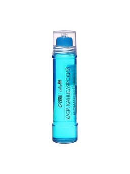 Клей канцелярский Calligrata TOP, 50 грамм, густой, с силиконовым аппликатором, цветной, МИКС