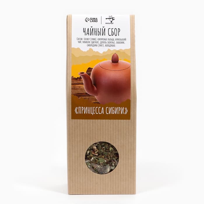 Чай травяной «Джекичай. Принцесса Сибири: легкость и стройность», 50 г