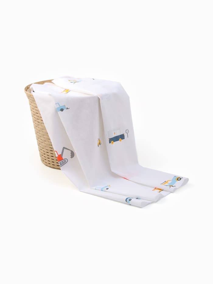 Пелёнка «Крошка Я. Машинки», 73×120 см, бязь 125 г/м², хлопок 100%