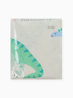 Простыня на резинке ясельная «Крошка Я. Динозавры», 60×120+20 см, бязь