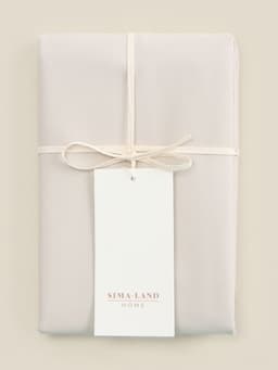 Наволочка SL Home Percale 300ТС, 70×70+3 см, перкаль, хлопок 100%, молочная