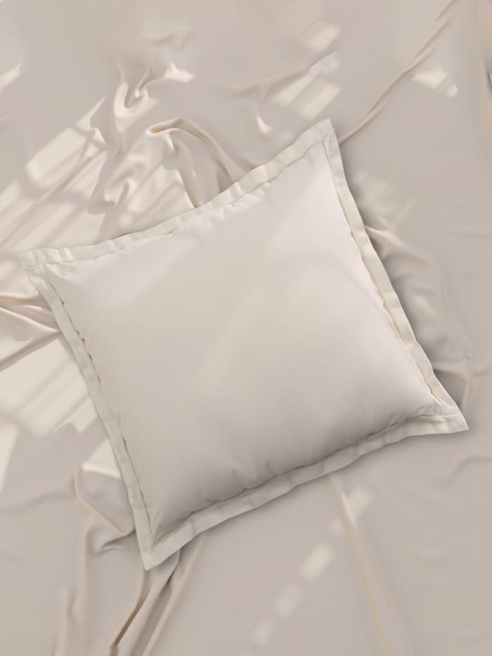 Наволочка SL Home Percale 300ТС, 70×70+3 см, перкаль, хлопок 100%, молочная