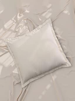 Наволочка SL Home Percale 300ТС, 70×70+3 см, перкаль, хлопок 100%, молочная