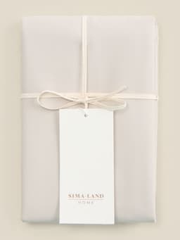 Наволочка SL Home Percale 300ТС, 70×70+3 см, перкаль, хлопок 100%, молочная