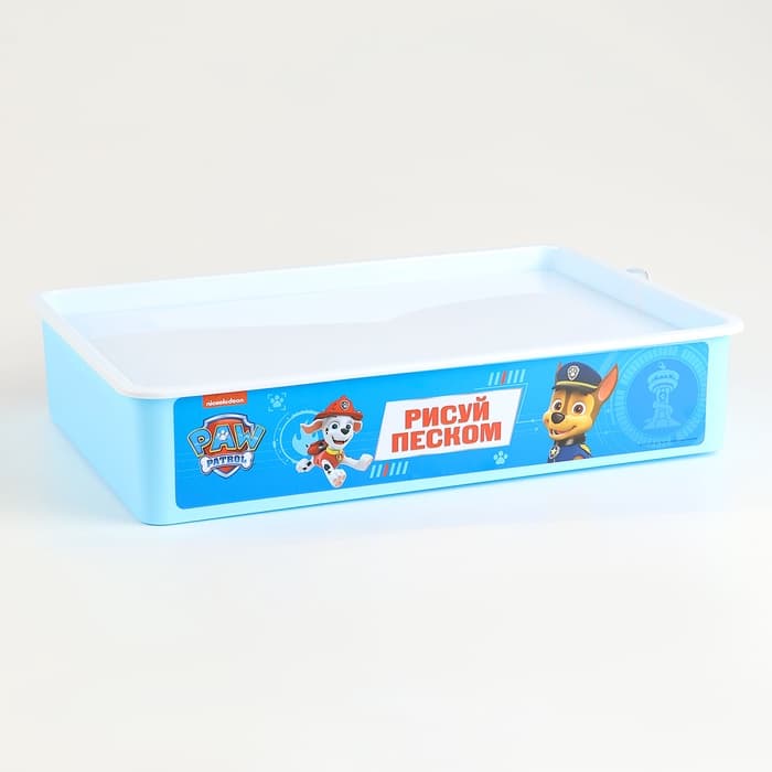 Планшет для рисования песком «Щенячий патруль», 27×39 см, песок 1 кг, наклейки, набор для творчества