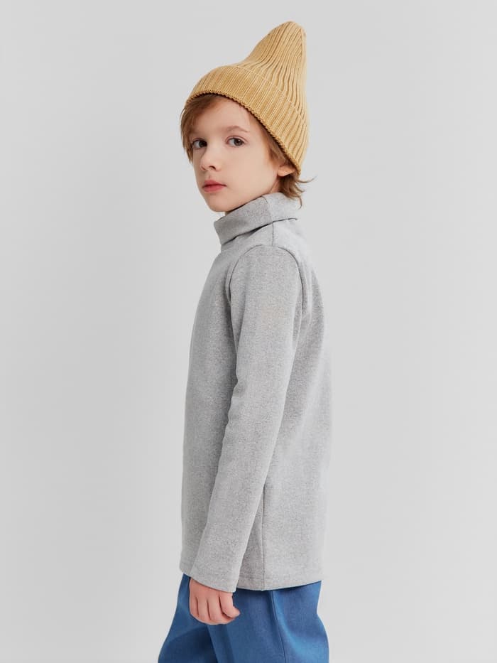 Водолазка детская MINAKU: Termo, серая, рост 92-98 см