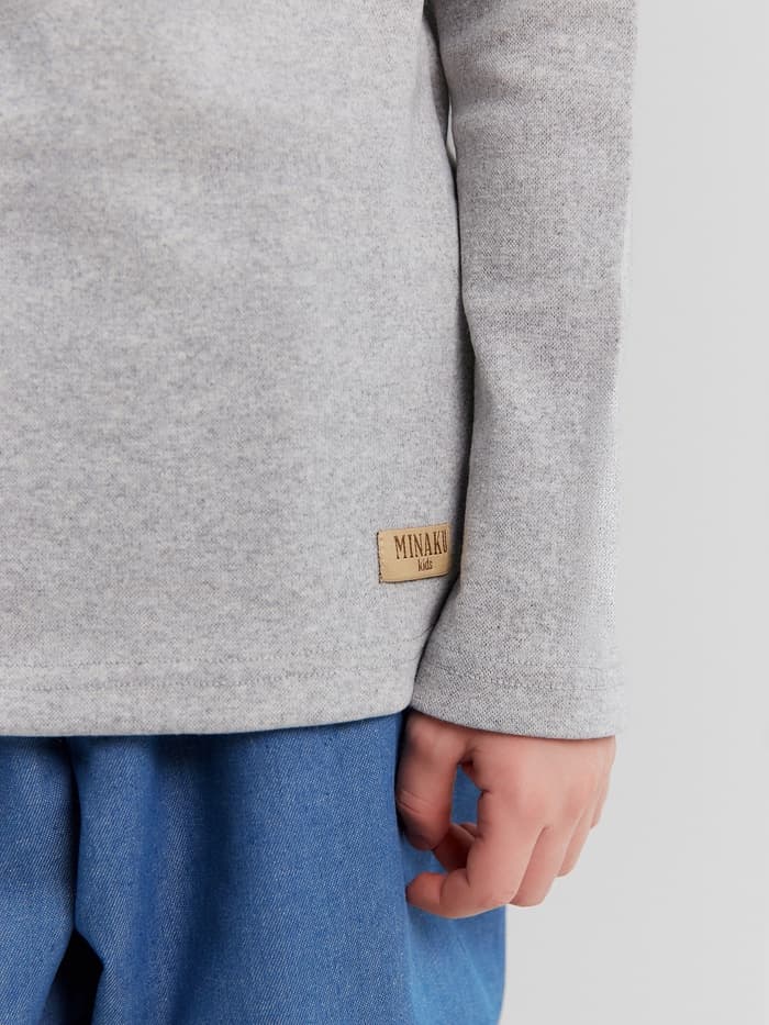 Водолазка детская MINAKU: Termo, серая, рост 92-98 см