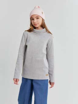 Водолазка детская MINAKU: Termo, серая, рост 116-122 см
