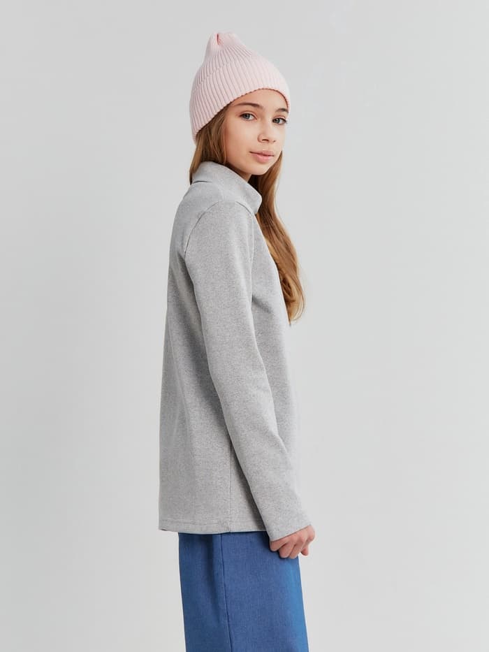Водолазка детская MINAKU: Termo, серая, рост 116-122 см