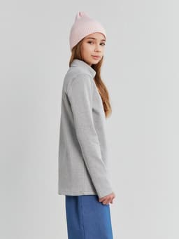 Водолазка детская MINAKU: Termo, серая, рост 116-122 см