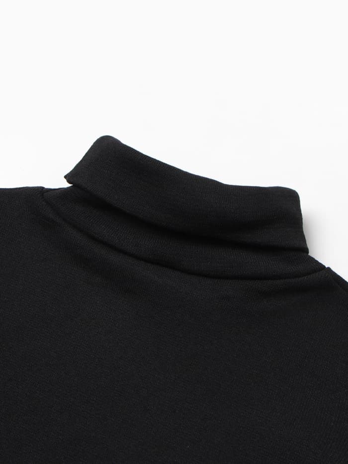 Водолазка детская MINAKU: Termo, чёрная, рост 140-146 см