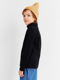 Водолазка детская MINAKU: Termo, чёрная, рост 140-146 см