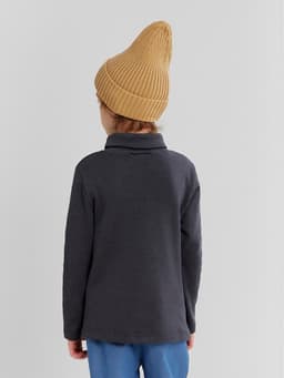 Водолазка детская MINAKU: Termo, тёмно-серая, рост 122-128 см