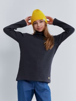 Водолазка детская MINAKU: Termo, тёмно-серая, рост 122-128 см