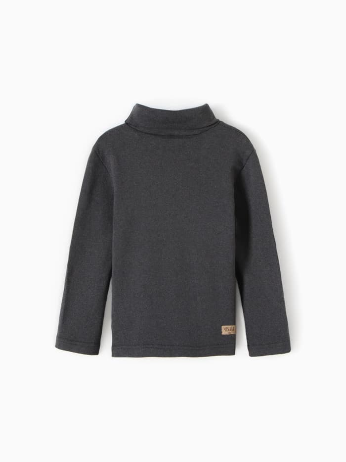 Водолазка детская MINAKU: Termo, тёмно-серая, рост 134-140 см