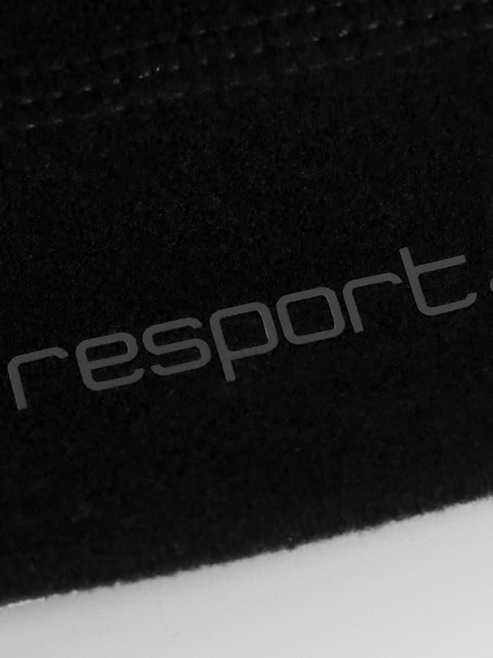 Шапка спортивная флисовая Resport, размер 56-58, чёрная